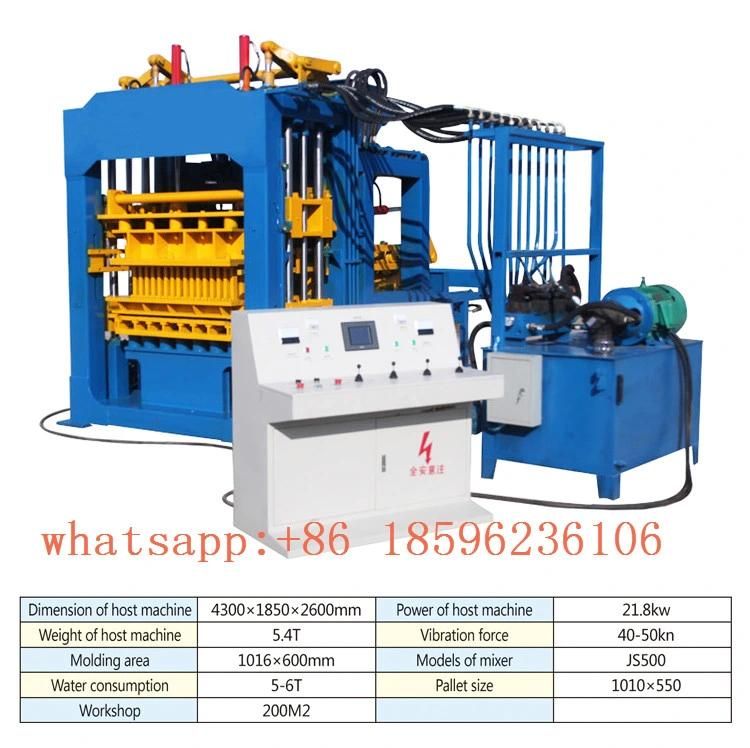 Best Quality Qt4-15 Concrete Curb Stone Block Making Machine in Kenya