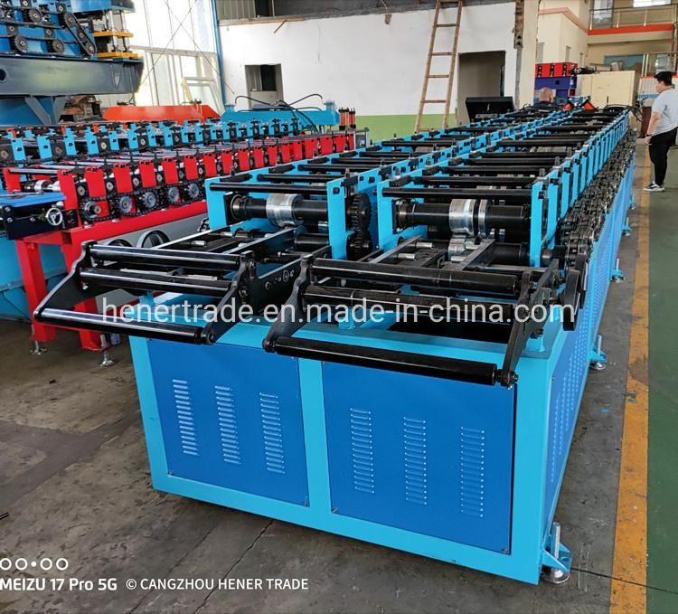 High Quality High Speed Good Price 2 in 1 Metal Steel Door Frame Steel Window Frame Making Machine Roll Forming Machine