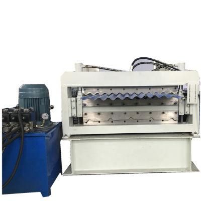 Fully Automatic Double Layer Metal Roofing Sheet Roll Forming Machine Roof Forming Machine