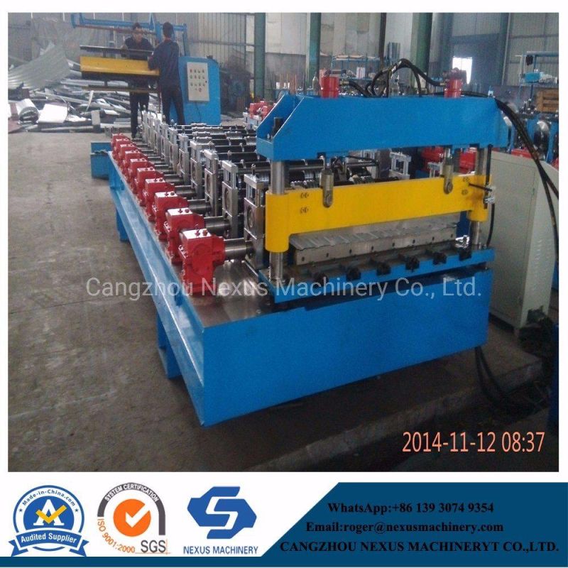 Gearbox Driven Galvanized Roof Profile Sheet Forming Machine/Roof Making Machine