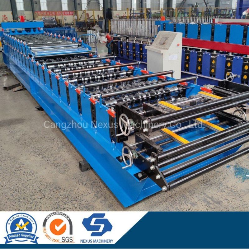 Zimbabwe Q-Tile Sheet Versatile Making Machinery Widespan Roof Step Tile Sheeting Roll Forming Machine