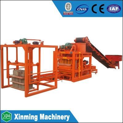 Qt4-25 Hollow Interlocking Paver Porous Block Brick Making Machine for House Building