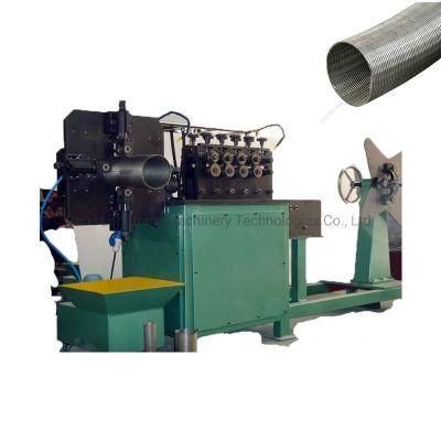 DN38~400 Stripwound Truck Exhaust Pipe Interlock Hose Making Machine, Car Exhaust Hose Application Interlock Flexible Hose Making Machine~