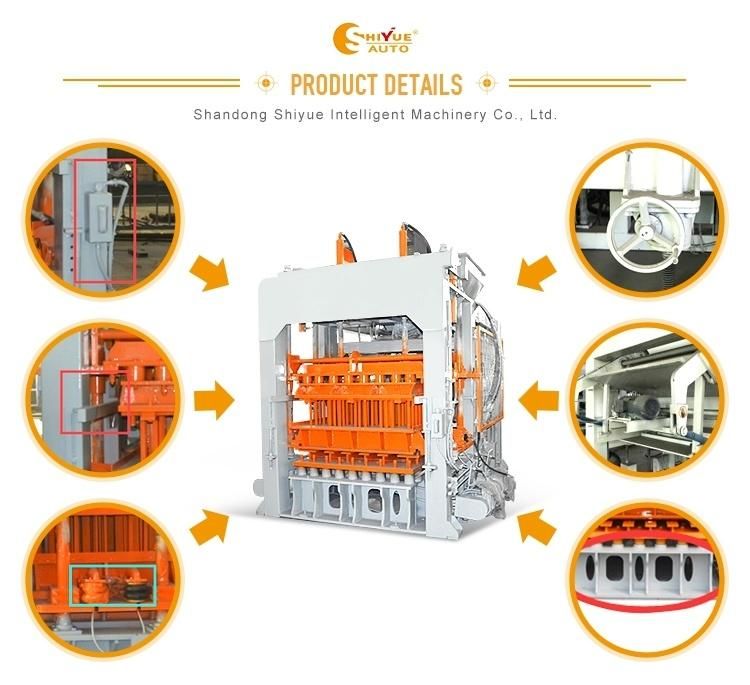 Qt12-15 Concrete Block Machine Automatic Hollow Block Brick Making Machine