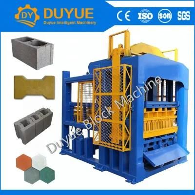 Qt10-15 Labor Saving Paving Brick Machine Concrete Hollow Block Machine Solid Brick Forming Machine Curbstone Machinery in Pakistan