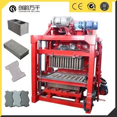 Qt 4-25 Full Automatic Concrete Cement Block/Solid Brick/Interlock/Paver Making Machine