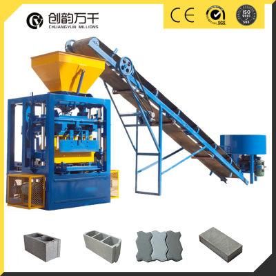 Qt4-24 Concrete Block Making Machine Moulds Solid Block Manufacturing Machine