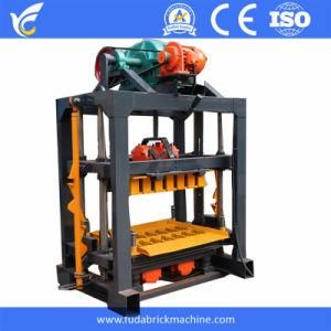 Small Qt40-2 Cement Habiterra Brick Making Machine