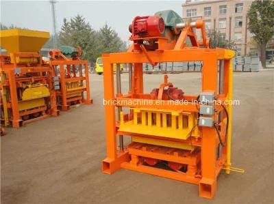 Qtj4-40 8 Inches Concrete Hollow Blocks Moulding Machine