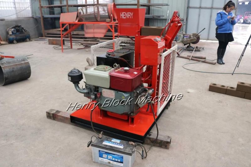 Hr1-20 Mobile Hydraform Clay Interlocking Brick Machine Machinery