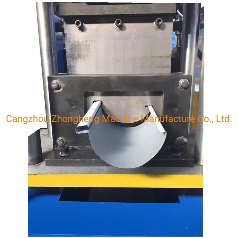 Customized Metal Steel Round and Square Rain Water Gutter Making Rolling Machine