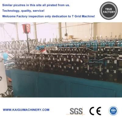 Ceiling T Grid Machine Suspension Roll Forming Machine Main Tee Cross Tee and Wall Angle Machine