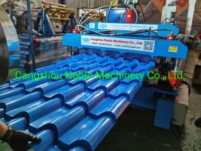 Color Steel Glazed Roofing Tile Roll Forming Machine