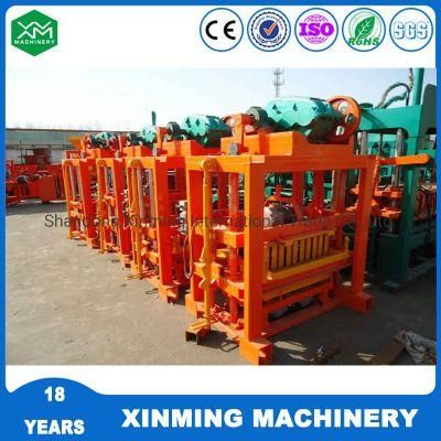 Xinming Qtj4-40 Brick Machine Construction Machine with Concrete Mixer