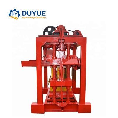 Qt4-40 Concrete Block Machine Paver Block Machine Uganda Brick Making Machine Small Manual Block Machine