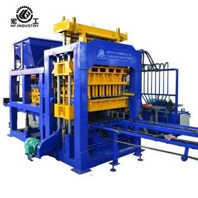Qt10-15 Automatic Hydraulic Concrete Sand Brick Hollow Block Making Machine