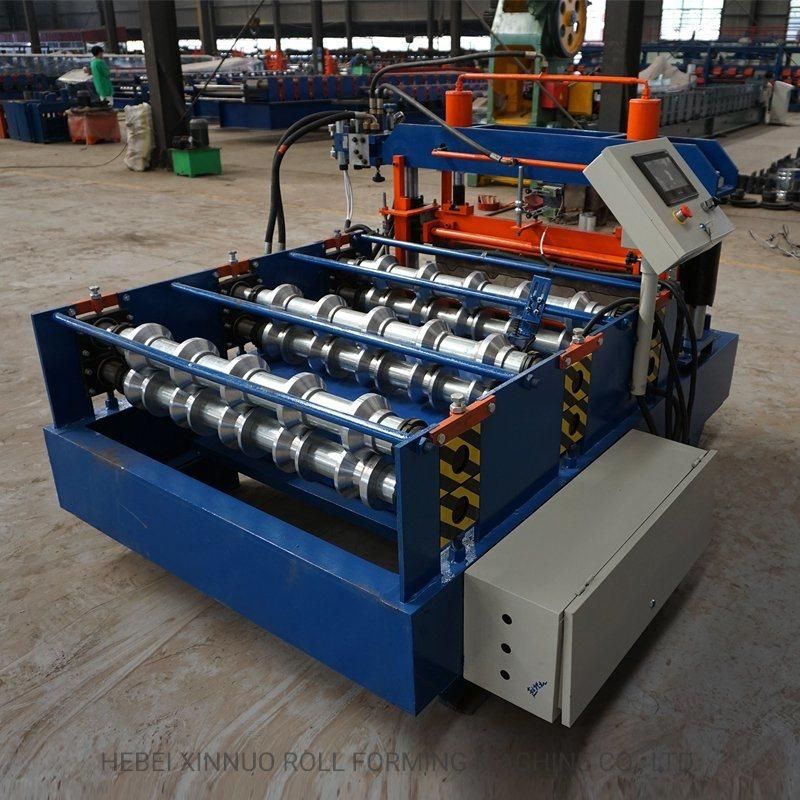 Hydraulic Trapezoidal Profile Mill Roofing Top Crimping Sheet Steel Arch Curving Machine