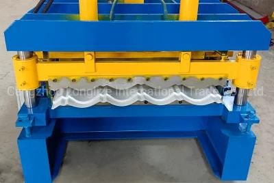 Glazed Metal Roof Tile Roll Making Machine Price