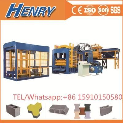 Qt10-15 Automatic Hydraulic Hollow Block Making Machine High Capacity