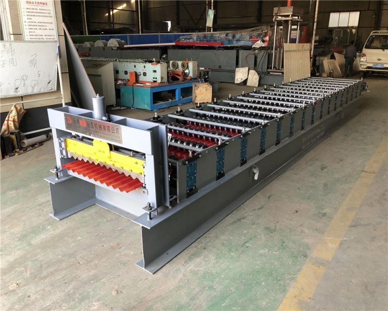 836mm Cold Steel Corrugated Iron Sheet Roofing Tile Making Roll Forming Machine