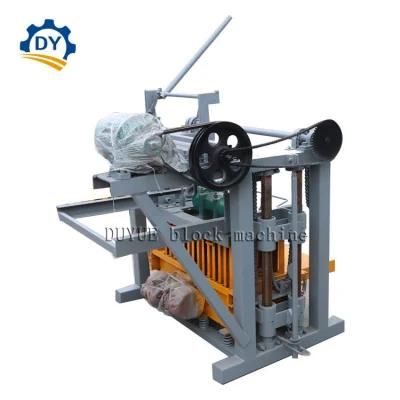 Qt4-35A Manual Block Machine Paver Machine Small Scale Brick Making Machine