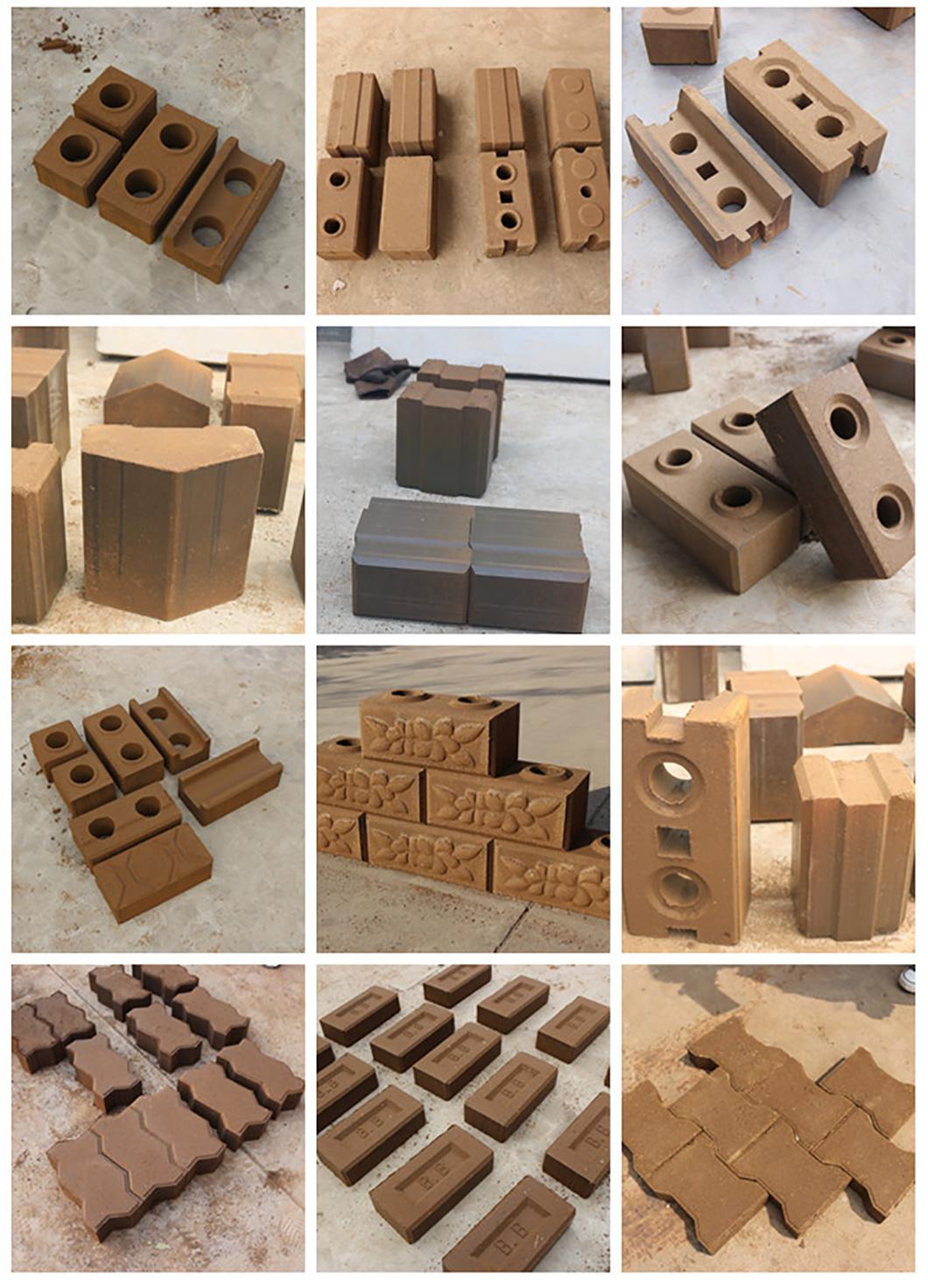 Manual Used Clay Interlocking Brick Moulding Making Machine in Ghana for Sale