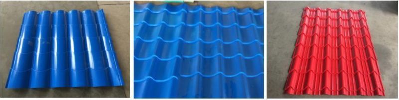 Anti Condensation Roofing Sheet Making Machine Roof Use Glazed Tile Roll Forming Machine