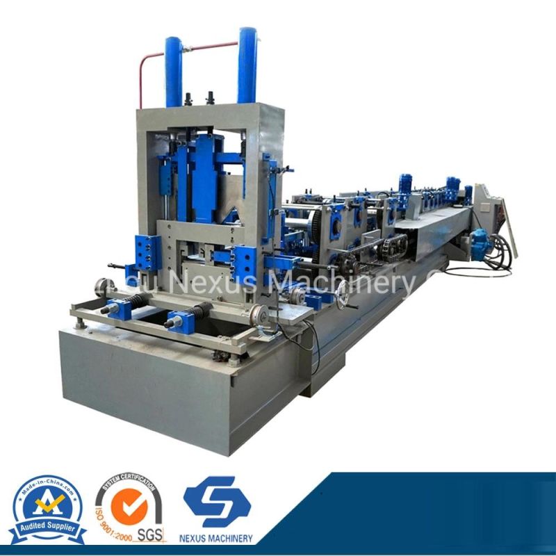 Automatic Change Size C Purlin Roll Forming Machine C100-300 Light Steel Frame Roll Forming Machine