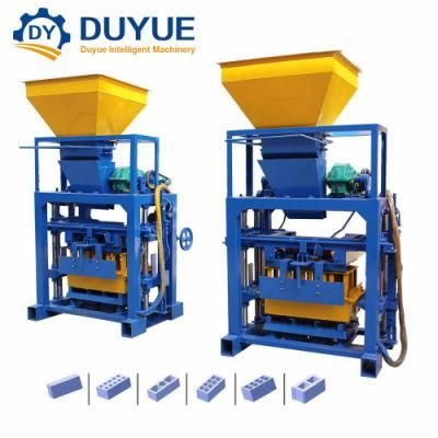 Qt40-1 Robust Manual Hollow Solid Interlocking Block Brick Making Machine