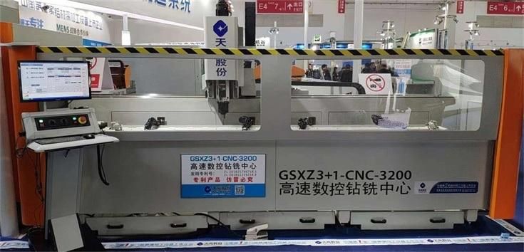 Aluminum Window Door Copy Router Machine CNC Milling Machine for Aluminum Window and Curtain Wall Aluminum 3200mm Milling Drilling Machine Center