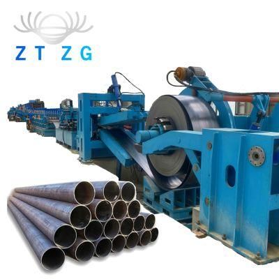Round Pipe Making Machinery Carbon Steel High Precision ERW Tube Mill