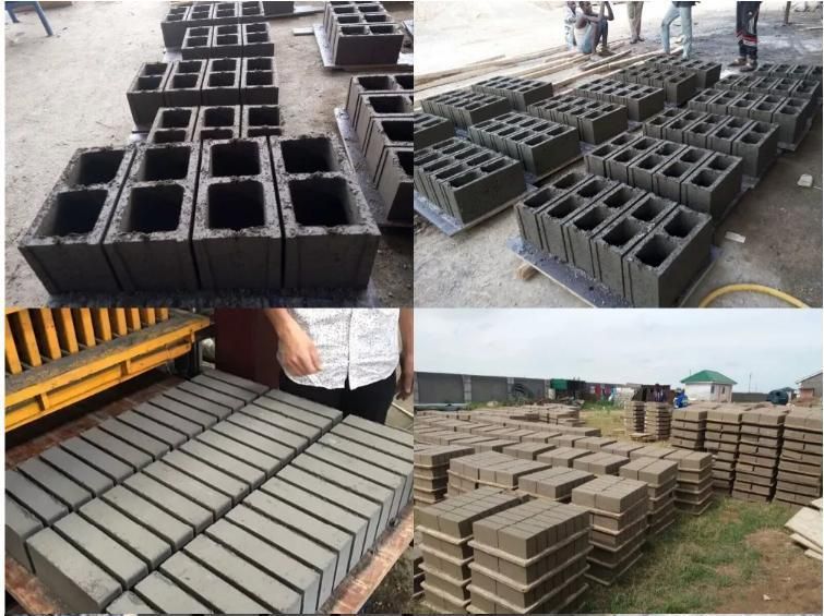 China Block Factory Brick Making Machine Concrete Qt4-24 Brick Factory