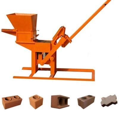 Manual Compressed Earth Brick Block Clay Machine Maker