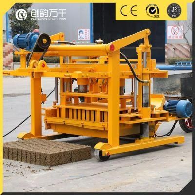 Egg Laying Type Qtm40-3A Concrete Block Forming Machine