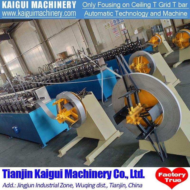 Gypsum Board Ceiling T Grid Roll Forming Machine From China