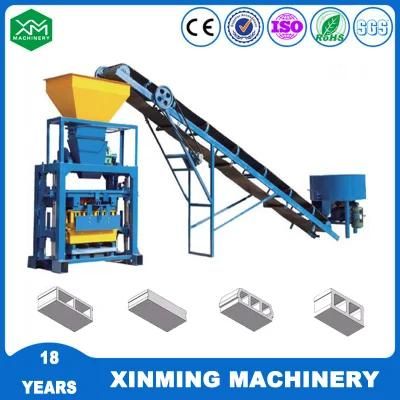 Qt40-1 Semi Automatic Small Block Making Machine Hollow Solid Brick Machine