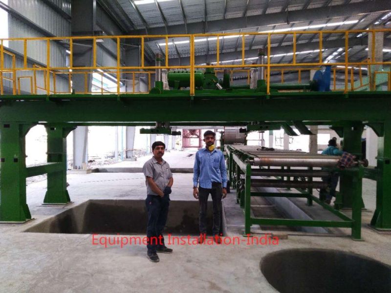 High Precision Automatic Calcium Silicate Board Production Line Equipment Installation Process-Cambodia