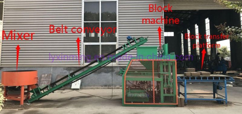 Automatic Xm4-10 Clay Soil Blocks Machine