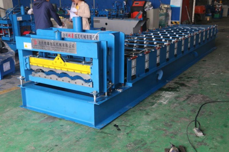 Hydraulic Glazed Tile Roll Forming Machinery/Roofing Glazed Tile Process Line