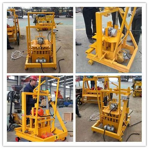 Qt2-45 Hollow Solid Mobile Concrete Block Machine Price