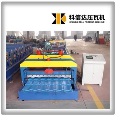 1080 Glazed Roof Steel Sheet Tile Making Machinery