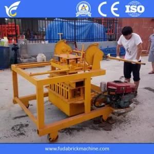 Movable 8inch, 6inch Concrete Hollow Block Making Machine