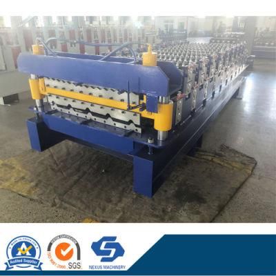 Roof Use Double Layer Corrugated Profile Steel Roofing Sheet Roll Forming Machine Roof Tile Making Machine Price