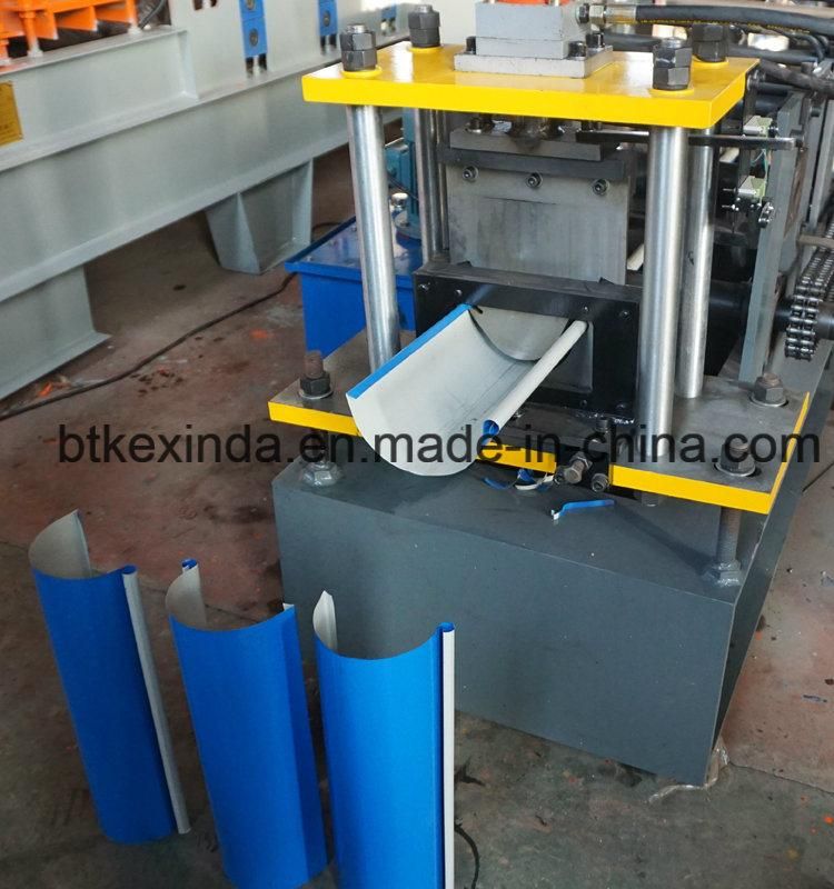 Full Automatic Rain Gutter Water Downpipe Rainspout Metal Roll Forming Machine