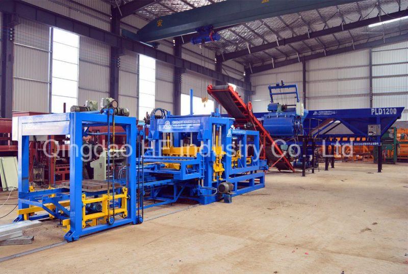Siemens PLC Full Automatic Concrete Cement Hollow Block Making Machine Price