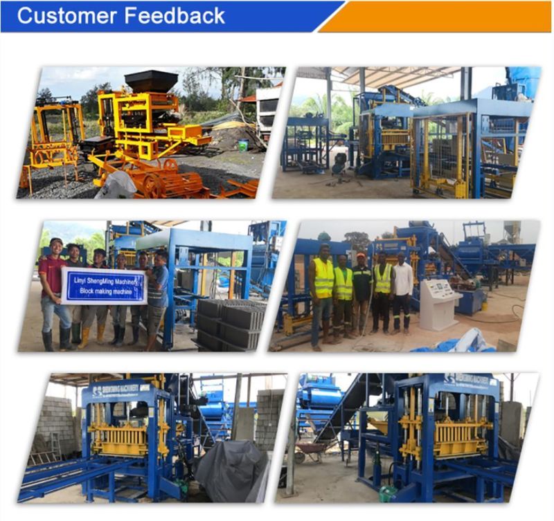 Qt4-15 Widely Used Hydraulic Concrete Block Making Machine Production Line with High Quality