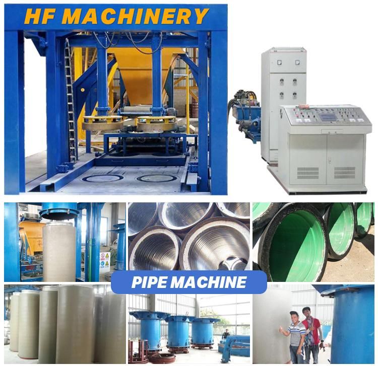 Precast Rcc Reinforced Vertical Vibration Concrete Pipe Making Machine for Drainage