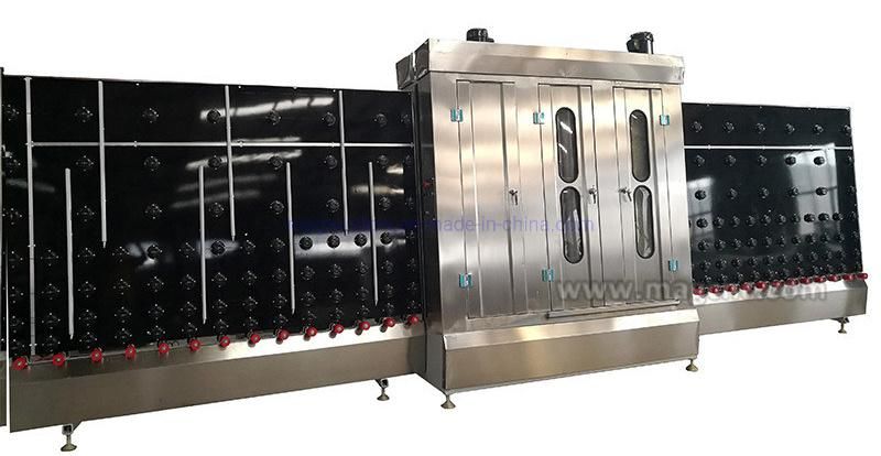 Vertical Glass Washing and Drying Machine 1800 for Insulating Window Door Glass, Glazing Bead Window, Curtain Wall Glass