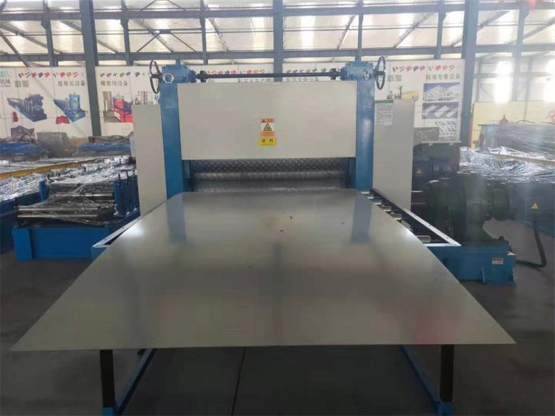 Anti-Slip Plate Making Machine Checker Steel Plate Metal Embossing Machine