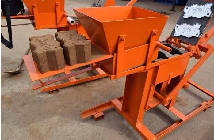 Qt2-40 Manual Press Soil Clay Brick Making Machinery